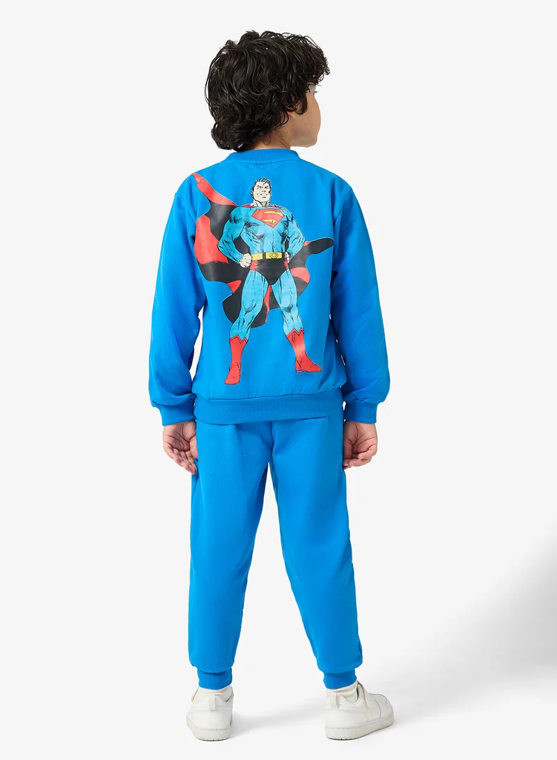 Warner Bros Kids Superman Sweatshirt And Sweatpants